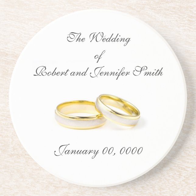 Wedding Favor Coaster (Front)