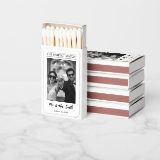 Wedding Favor Custom Photo Matchbox for Guest Gift Matchboxes