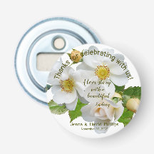 Wedding Favor Elegant Roses Full Bloom