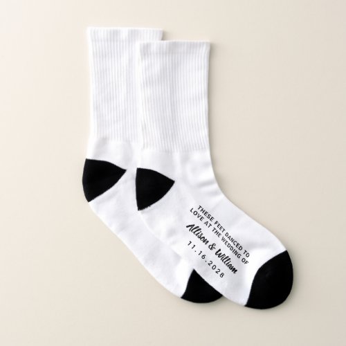 Wedding Favor Funny Dancing Feet Socks