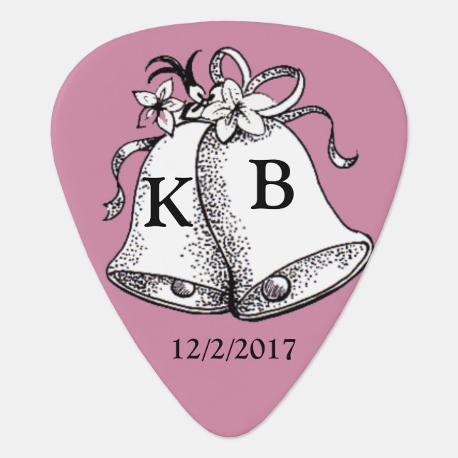 Wedding Favor Guitar Picks (Front)