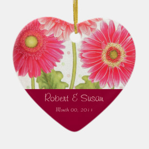 Wedding Favor Keepsake Ceramic Ornament