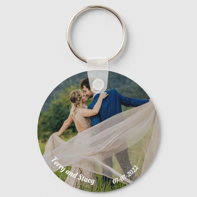 Wedding Favor Keychain (Front)