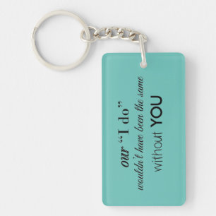 Wedding Favor Keychain