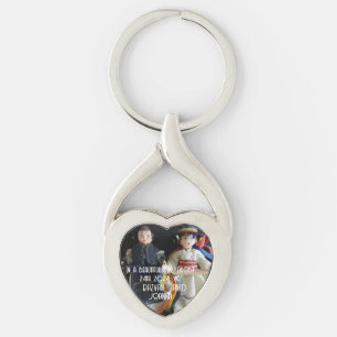 wedding favor keychain Romanian National Costume
