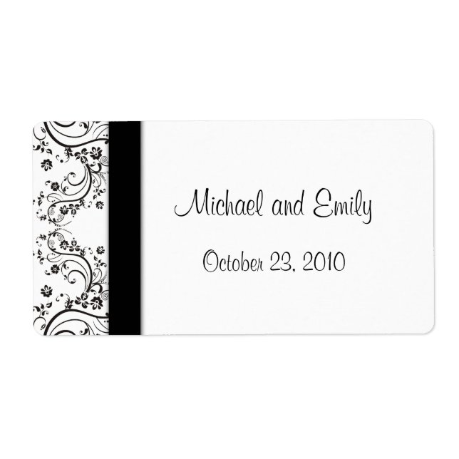 Wedding Favor Labels (Front)