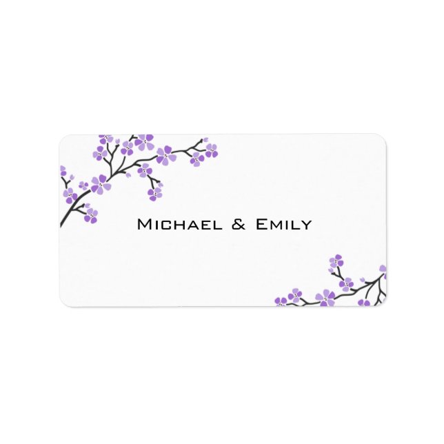 Wedding Favor Labels (Front)