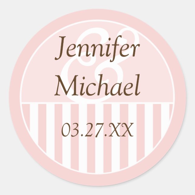 Wedding Favor Labels (Front)
