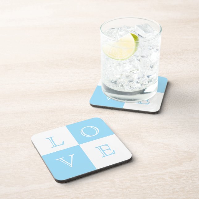 Wedding Favor Love Coaster Set (Right Side)