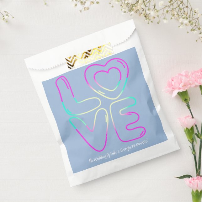 Wedding Favor love Personalized  Bag (Sealed)