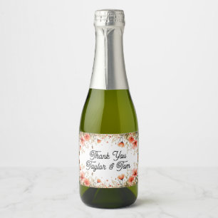 Wedding favor mini bottle labels