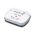 Wedding Favor Mints Candy, Burgundy Mint to Be