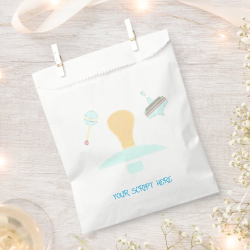 Wedding Favor Personalized Baby Shower Pacifier  Favor Bag