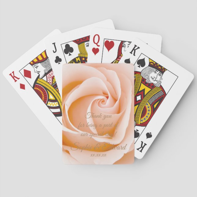 Wedding Favor Playing Cards : (Back)