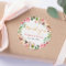 Wedding Favor Romantic Floral Decor Thank You