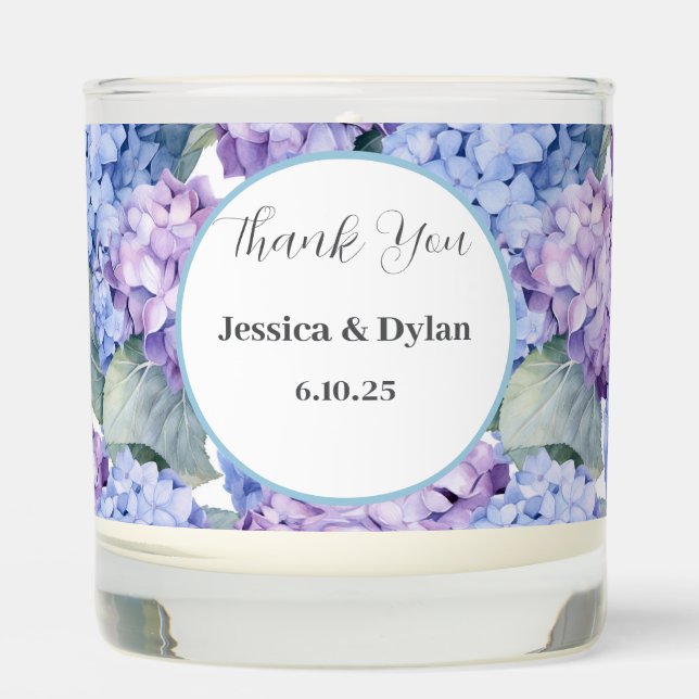 Wedding Favor Scented Candle (Front)