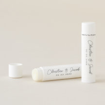wedding favor simple elegant modern bridal party