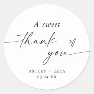 Wedding Favor Sticker   Dessert Favor Sticker