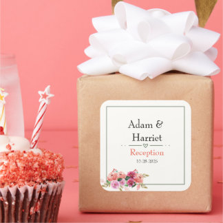 Wedding favor stickers