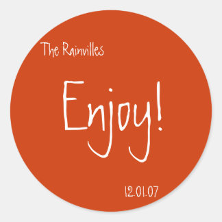 Wedding Favor Stickers