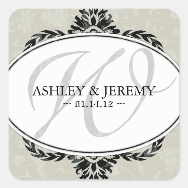 Wedding Favor Stickers (Front)
