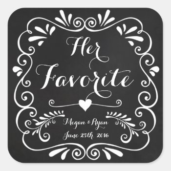 Wedding Favor Stickers For Treats Or Cookies by Pixabelle at Zazzle