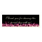 Wedding Favor Tag Pink Lights