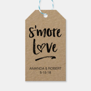 Wedding Favor Tag s'more love