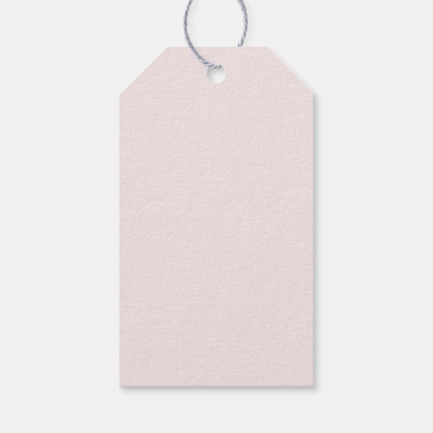 Wedding Favor Tags | Love Script Gold And Pink
