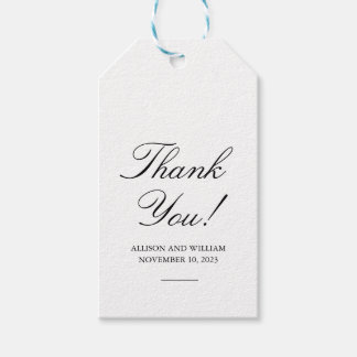 Wedding Favor Tags - Thank You!