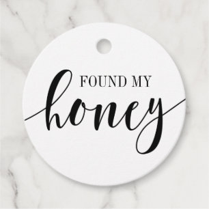 Wedding Favor Tags, Wedding Honey Favor Gift Tag