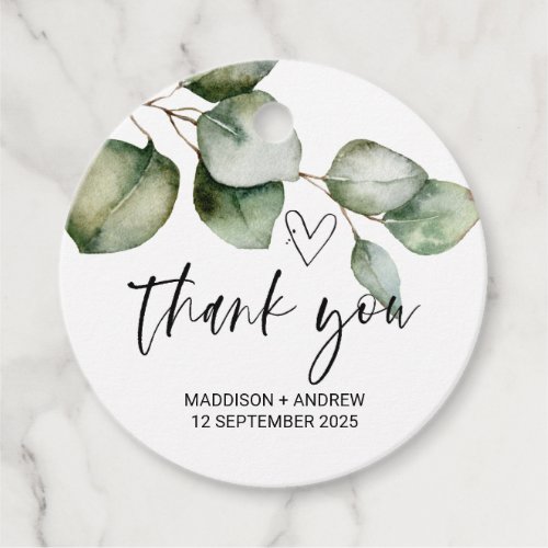 Wedding Favor Thank You From Bride Groom  Favor F Favor Tags