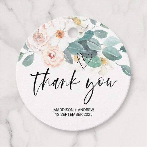 Wedding Favor Thank You From Bride Groom  Favor F Favor Tags