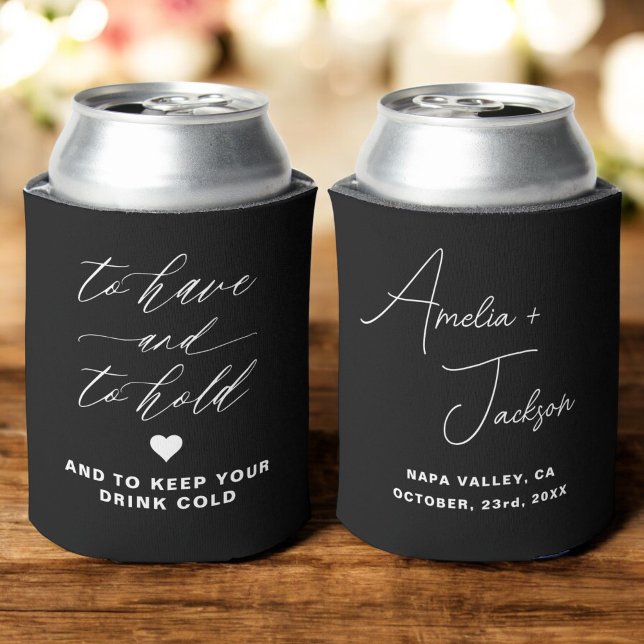 Wedding Favor To Have and To Hold Can Cooler (Creator Uploaded)