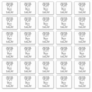 Wedding Favor You're the Balm Cute Custom Lip Sticker