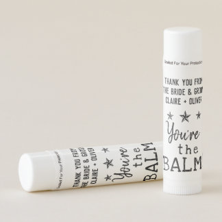 Wedding Favor | You're the Balm Cute Personalized Lip Balm