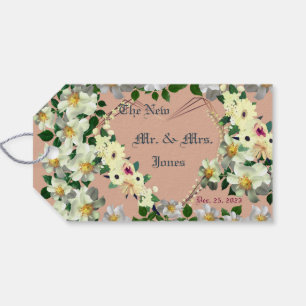 Wedding Favors - Dusty Rose Gift Tags