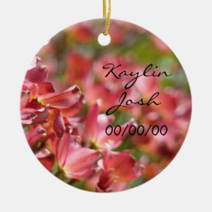 Wedding Favors gifts Today Tomorrow Always Forever Ceramic Ornament