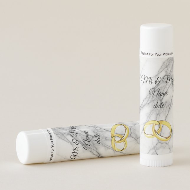 Wedding Favors Lip Balm (Front)