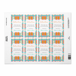 Wedding Favors Seed Packet Labels Let Love Grow | Zazzle
