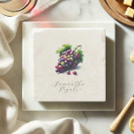 Wedding Favors Wine Tasting Theme Stone Coaster<br><div class="desc">Crafted with a personal touch, these custom stone coasters are perfect wedding favors for your event, adding a simple, elegant, and minimalist touch that your guests will cherish. Ideal for a rustic wine tasting theme, these coasters won't be discarded like disposable paper place cards. You can easily personalize them using...</div>