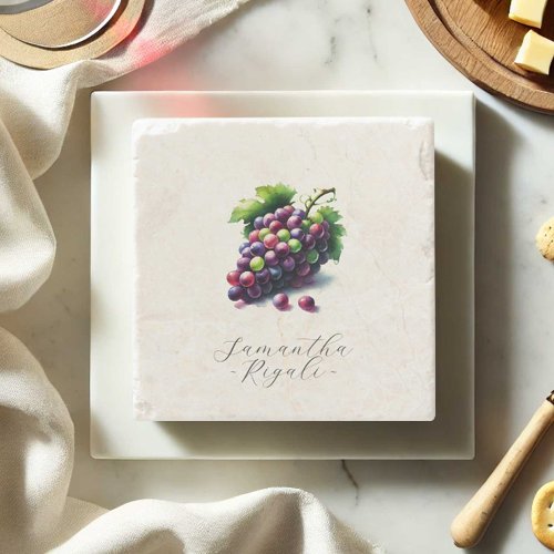 Wedding Favors Wine Tasting Theme Stone Coaster