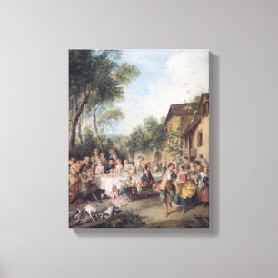 Wedding Feast in the Village Canvas Print