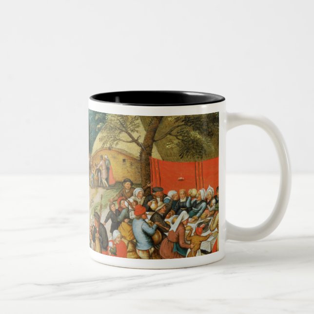 Wedding Feast Two-Tone Coffee Mug (Right)