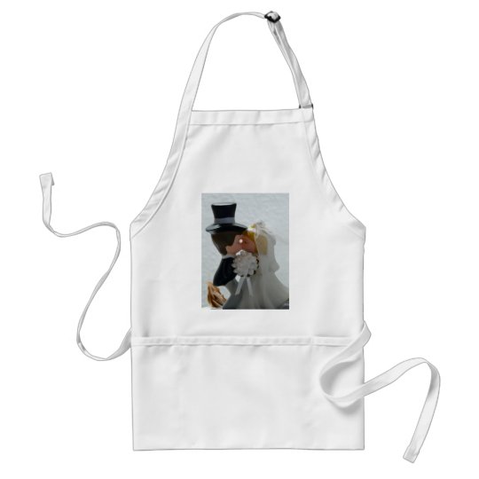 Wedding Figures Adult Apron