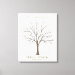 Wedding Fingerprint Tree – Classic Canvas Print