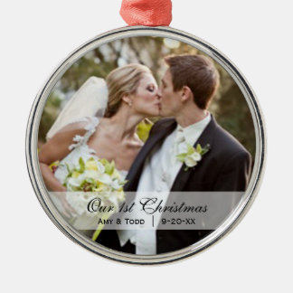 Wedding | First Christmas Photo Ornament