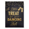 Wedding Flip Flop Sign, Dancing Feet in Gold
