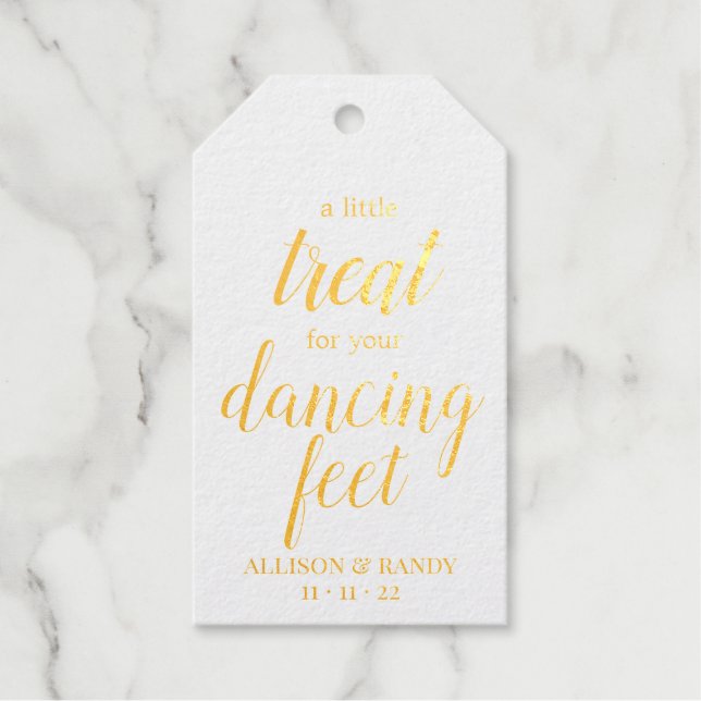 Wedding Flip Flop Tag (Front)