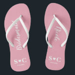 Wedding Flip Flops for Bridal Party, Bachelorette<br><div class="desc">Flip flops for your entire wedding party and guests for your wedding,  shower or bachelorette weekend.</div>